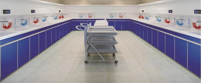 內(nèi)鏡清洗工作站示意圖